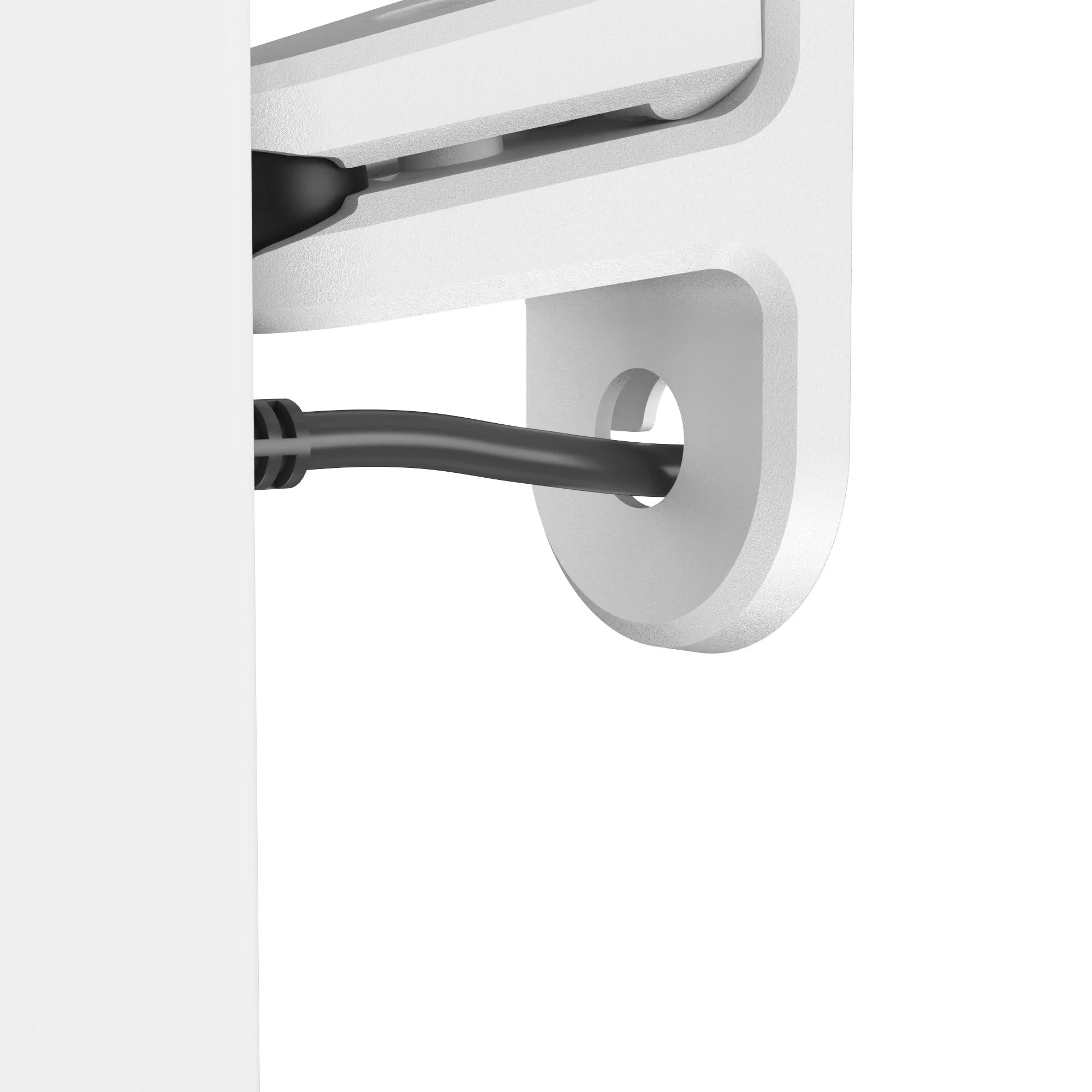 Kanto SPW3 Rear Mount Universal Speaker Wall Mount White - Image 4