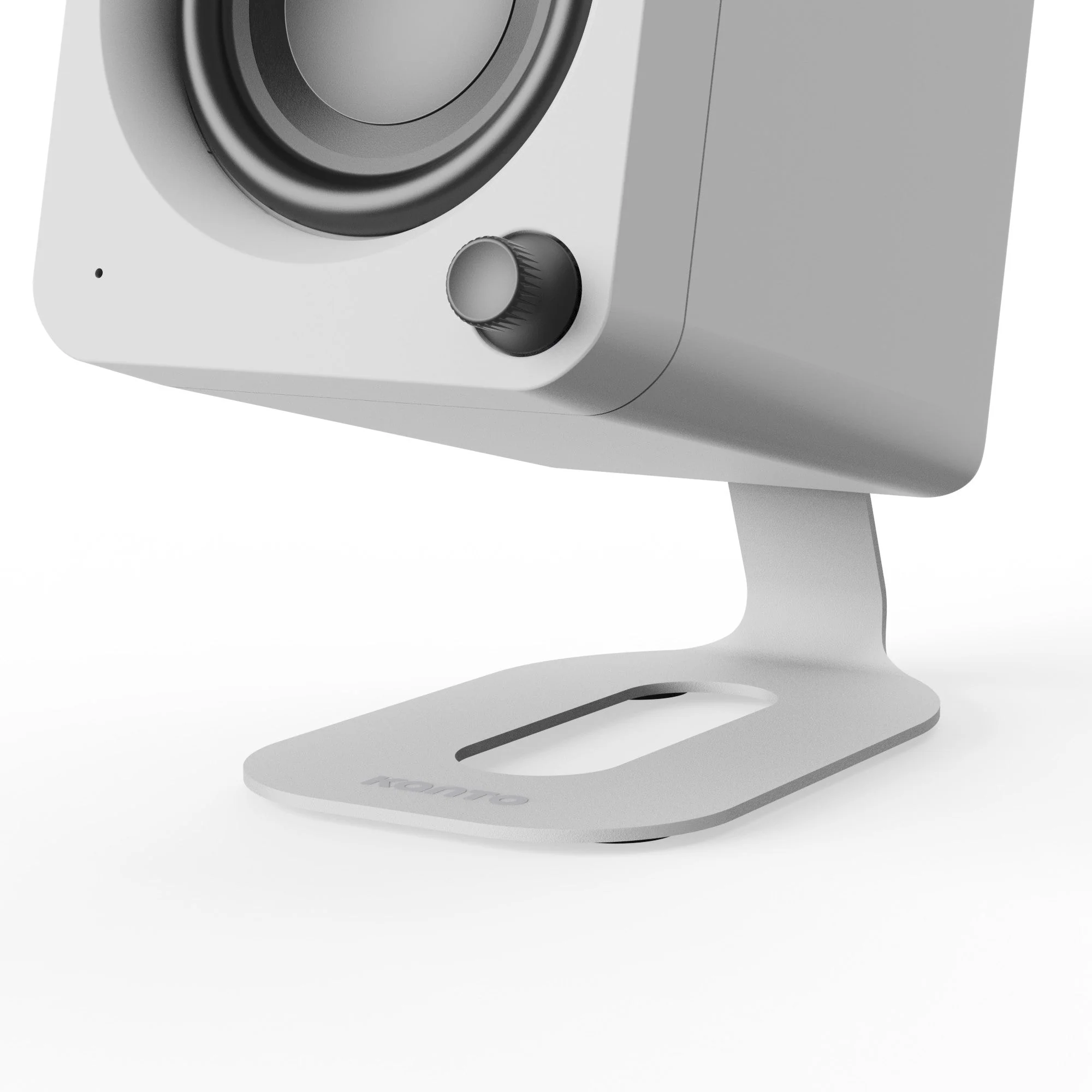Kanto SU2 Rear-Mounted Desktop Stands for UKI and ORA Speakers White - Image 11