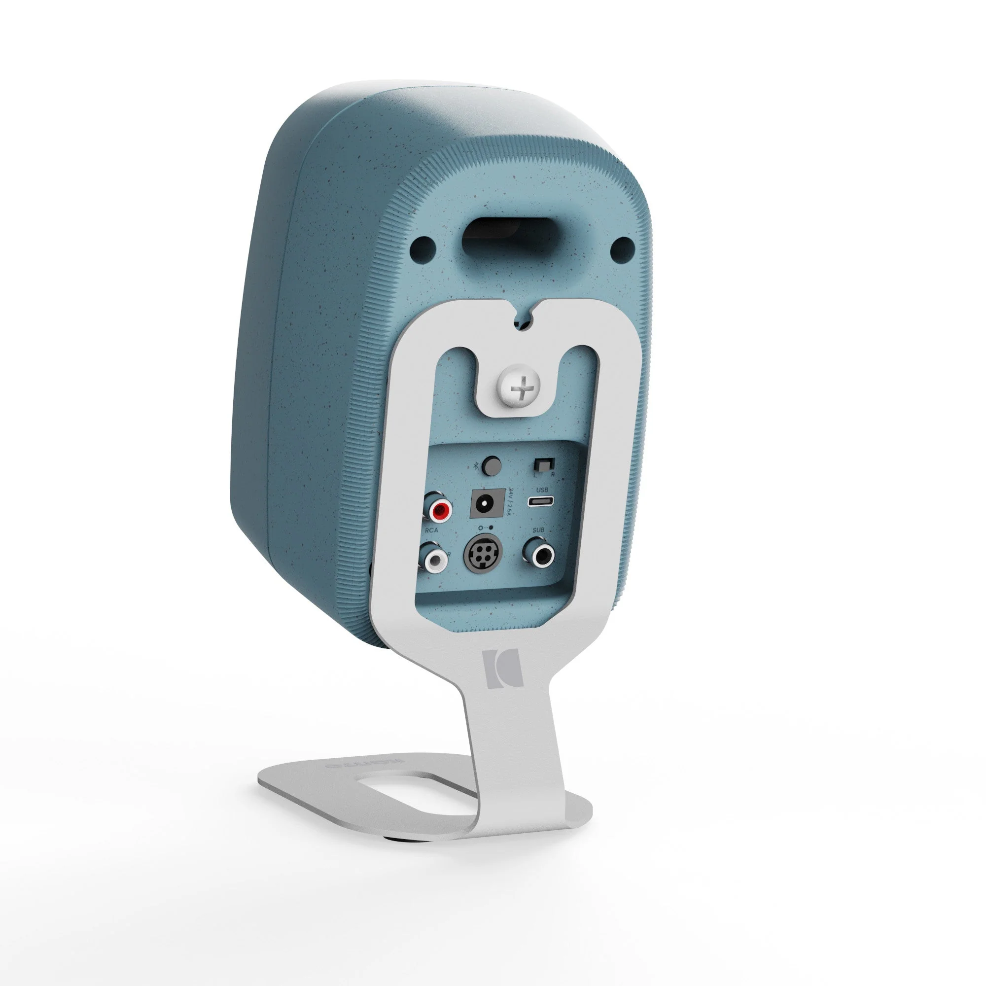 Kanto SU2 Rear-Mounted Desktop Stands for UKI and ORA Speakers White - Image 4