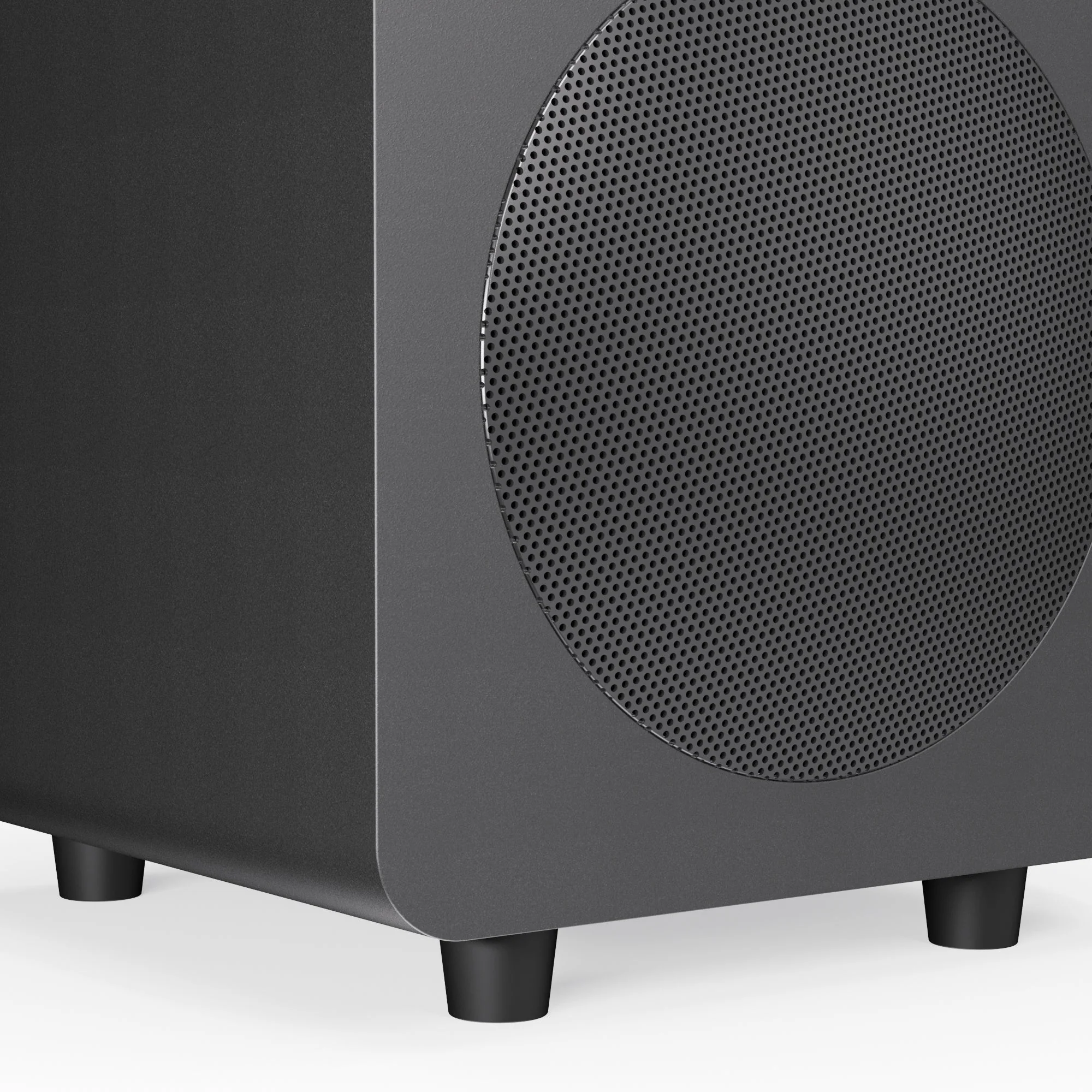 Kanto SUB6 200W 6 Inch Vinyl Subwoofer - Matte Black - Image 4
