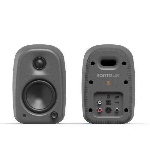 Kanto UKI 100W Bluetooth Desktop Speakers Pair Pumice Grey - Image 2