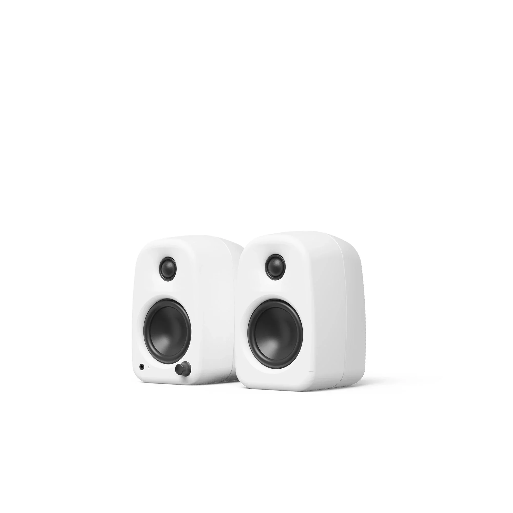 Kanto UKI 100W Bluetooth Speakers with Kanto SU2 Desktop Speaker Stands White - Image 4