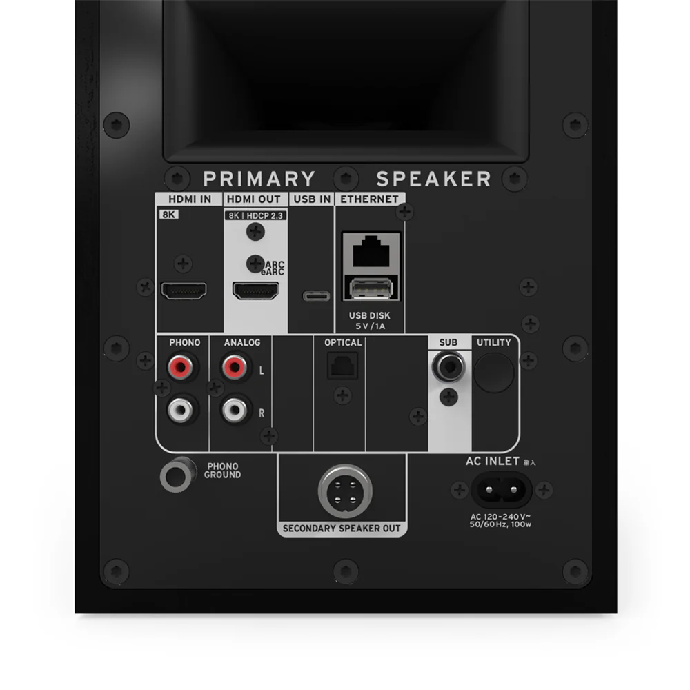 Klipsch The Fives II Active Bookshelf Speakers - Ebony - Image 4