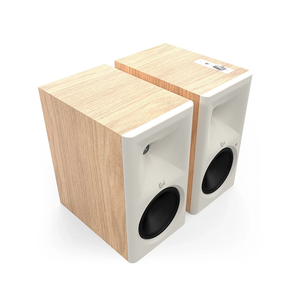 Klipsch The Sevens II Active Bookshelf Speakers Red Oak - Image 6
