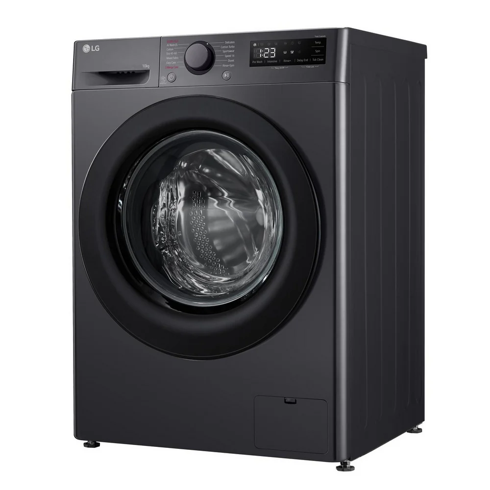 LG F4Y510GBLN1 10kg Steam 1400 Spin Freestanding Front Loading Washing Machine Slate Grey - Image 6