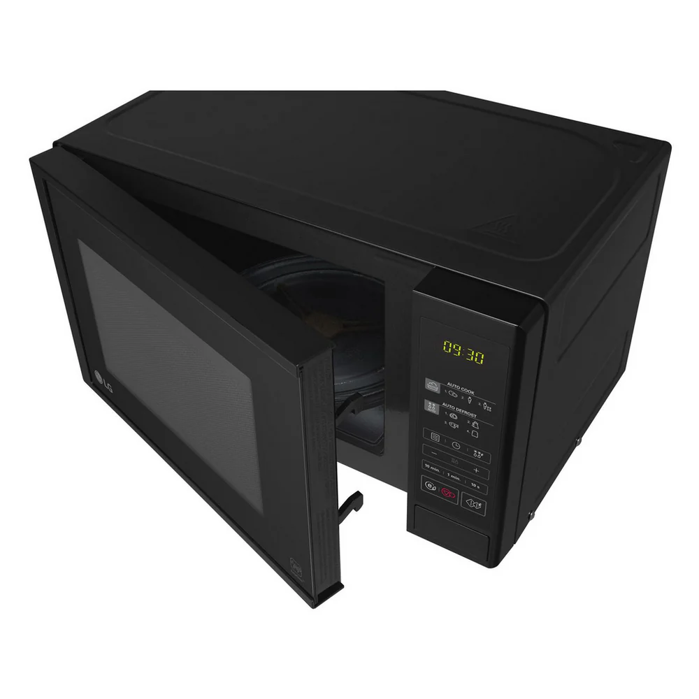 LG MS2042D 20L Compact Solo Microwave Oven Black - Image 2