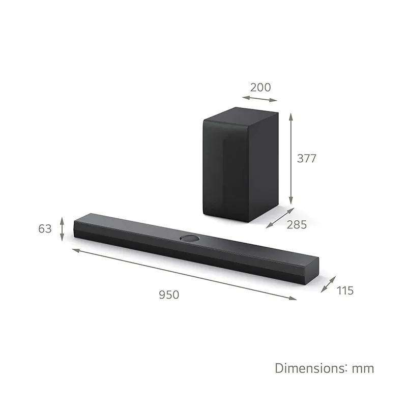 LG US70TY 3.1.1 ch Dolby Atmos Soundbar & Subwoofer - Clearance - Image 6