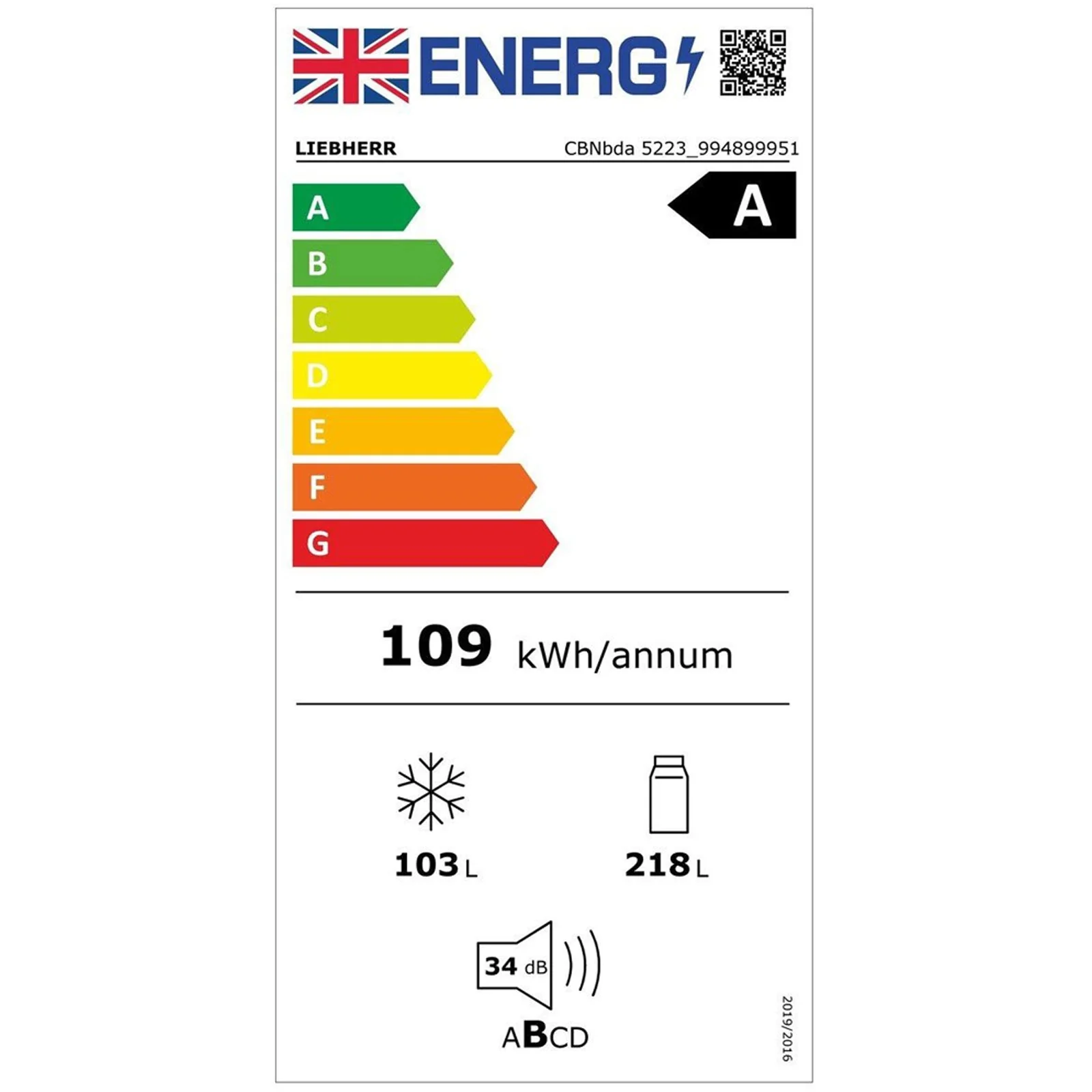 Liebherr CBNBDA 5223 Plus 60cm BioFresh No Frost Fridge Freeze Black - Image 10