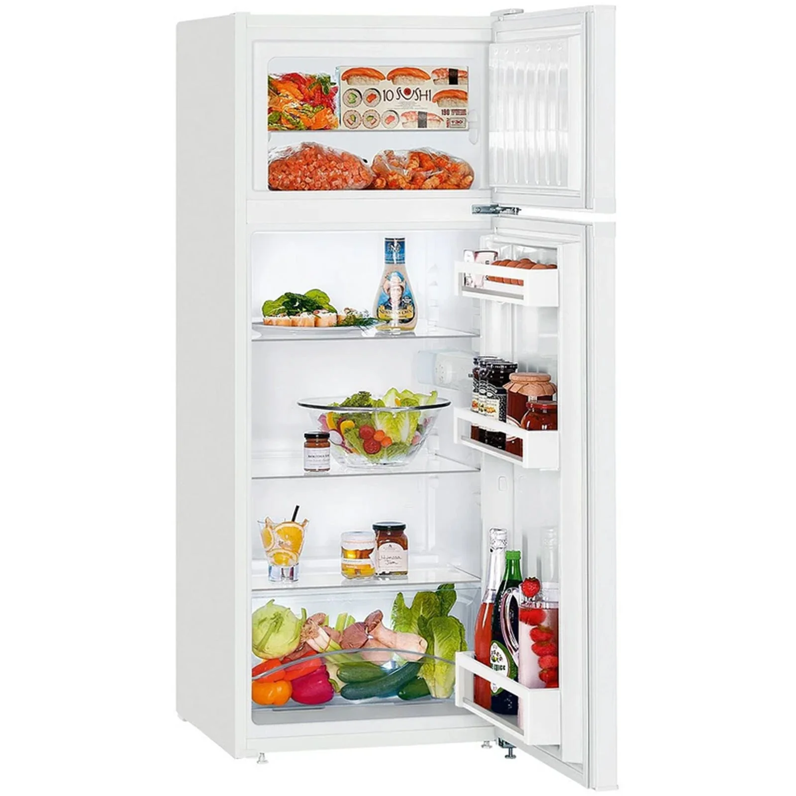 Liebherr Comfort CTE2531 55cm Smart Frost Top Mount Fridge Freezer White - Image 2