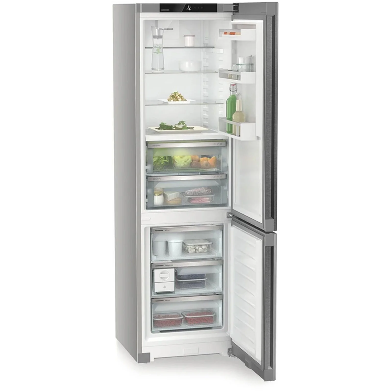 Liebherr Plus CBNSDA572I BioFresh No Frost Fridge Freezer Stainless Steel - Image 2