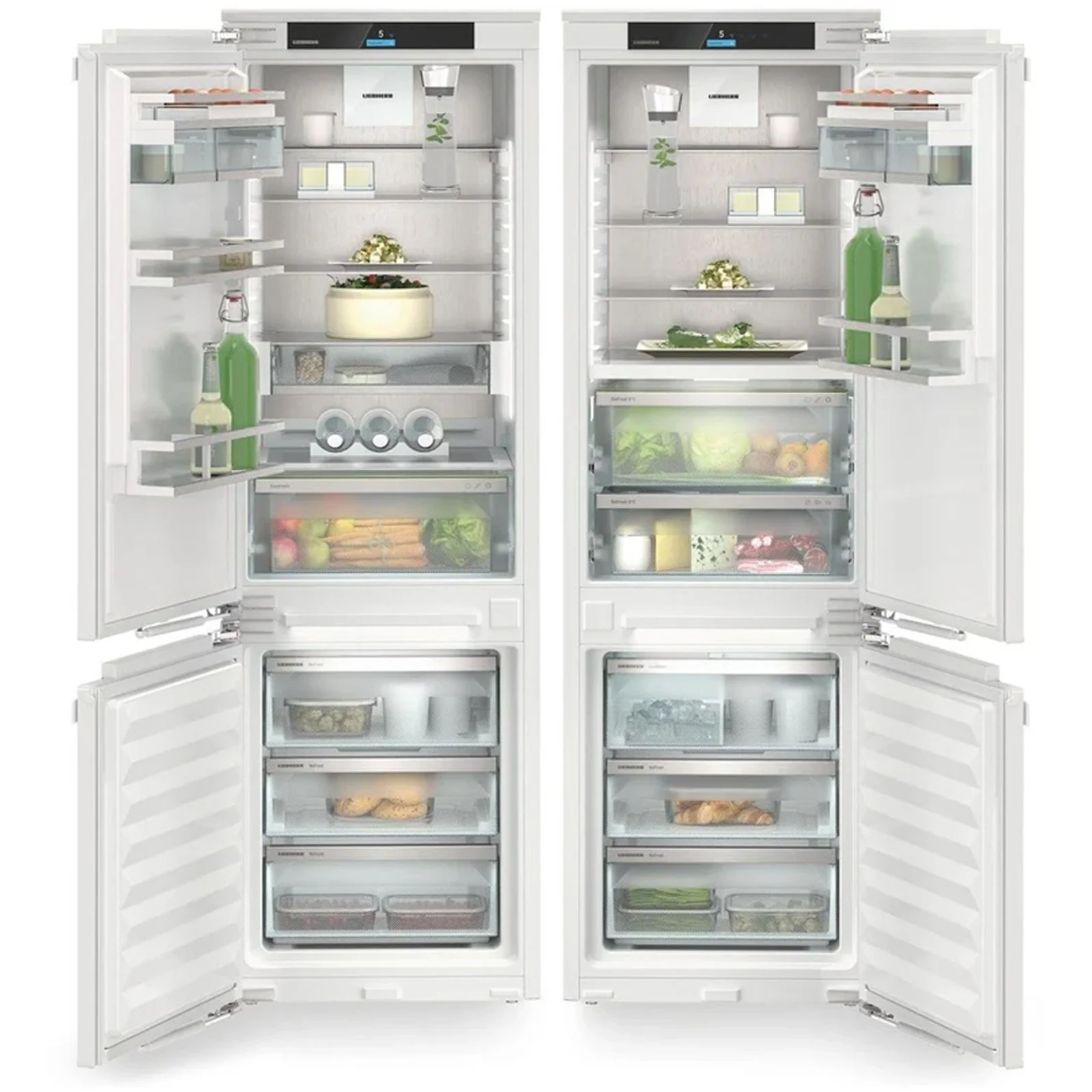 Liebherr Prime IXCC5165 178cm 500L Bio Fresh No Frost Built in Side by Side Fridge Freeze - Image 2