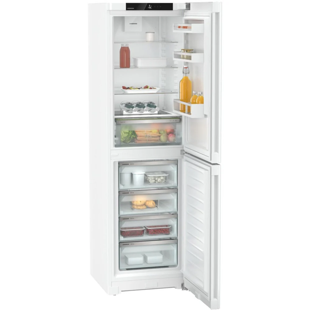 Liebherr Pure CND5704 359L EasyFresh No Frost Freestanding Fridge Freezer White - Image 2