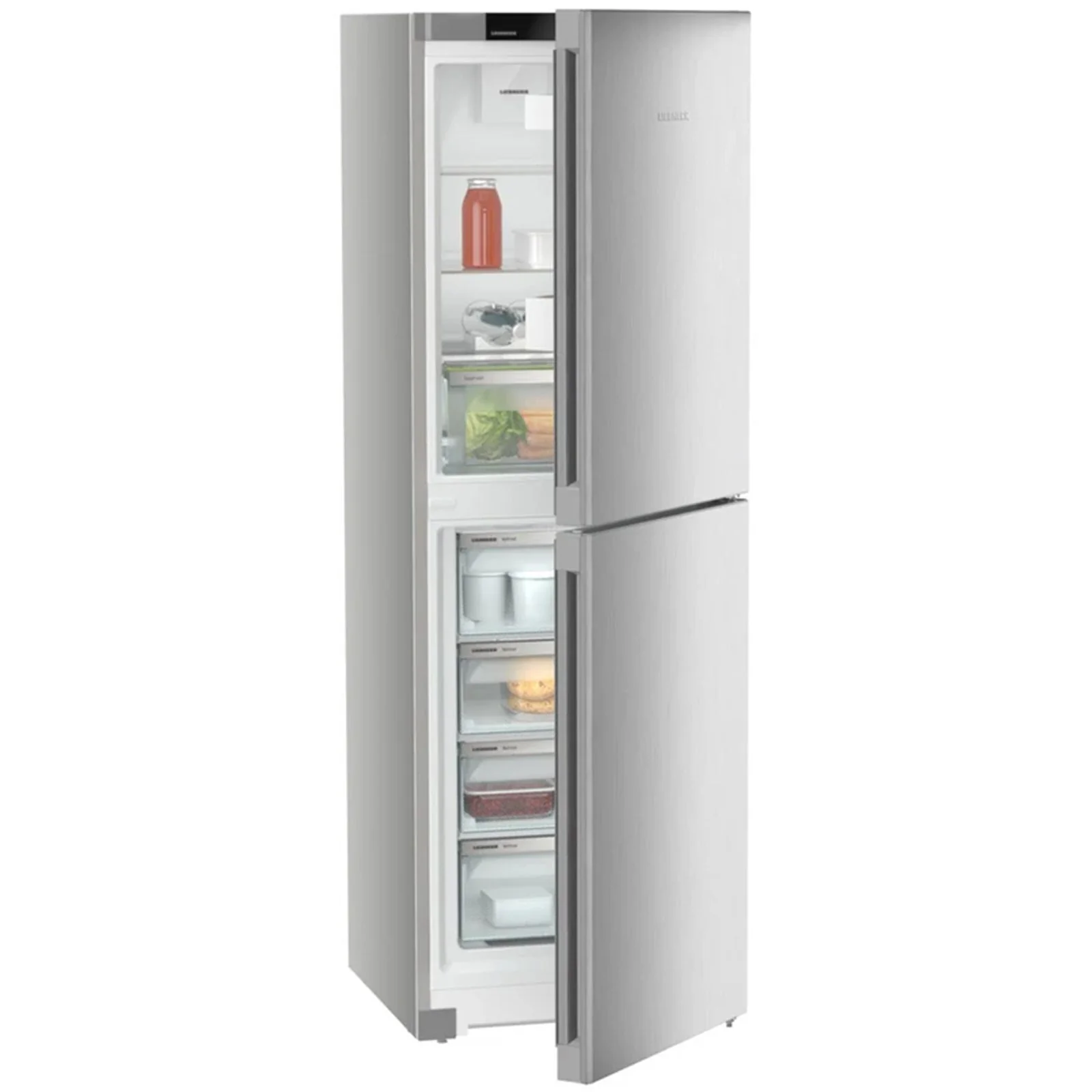Liebherr Pure CNSFD5204 60cm 319L No Frost 50/50 Fridge Freezer Silver - Image 4