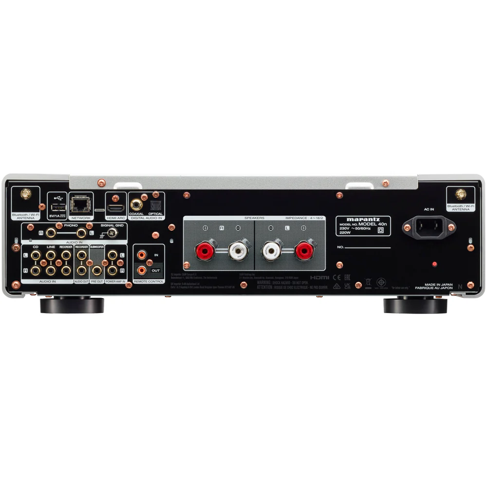 Marantz MODEL 40n Integrated Stereo Amplifier with Streaming Built In Black - Image 4