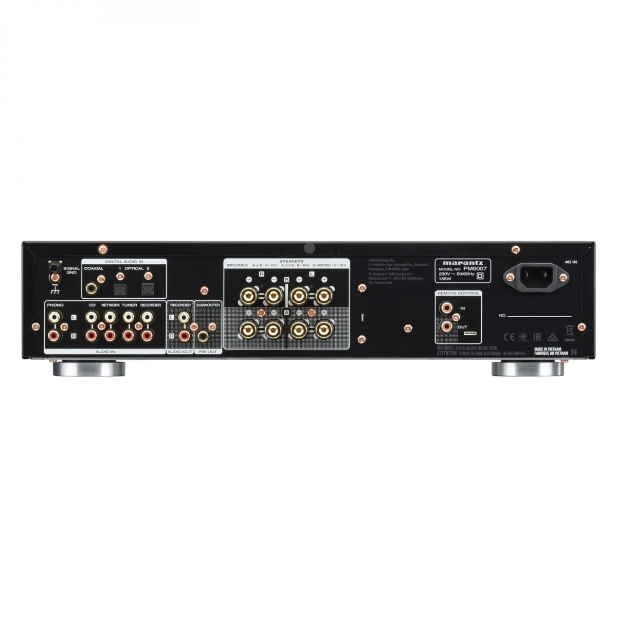 Marantz PM6007 Integrated Amplifier with Bowers and Wilkins 607 S3 Bookshelf Speakers Black HiFi Package - Image 3