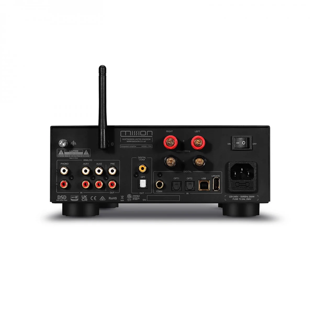 Mission 778X Integrated Amplifier with Wharfedale Diamond 12.2i Bookshelf Speakers Pair Hifi Package - Black - Image 5
