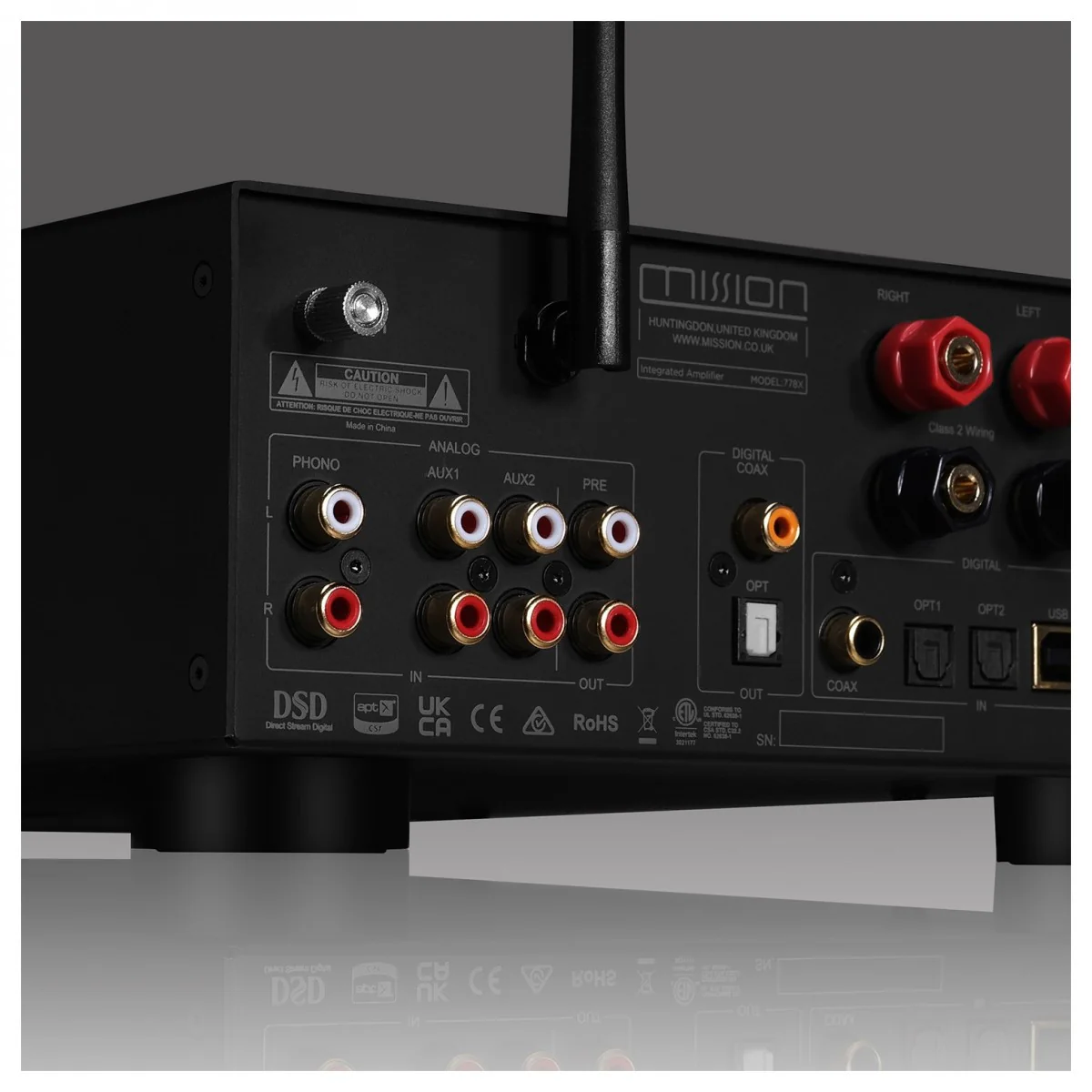 Mission 778X Stereo Amplifier and 778CDT CD Transport HiFi Bundle - Black - Image 7