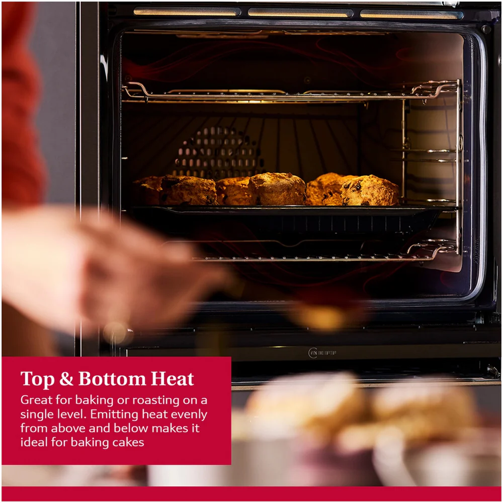 Neff B3ACE4AN3B N50 Slide & Hide 60cm Built In Electric Single Oven Stainless Steel A+ Rated - Image 8