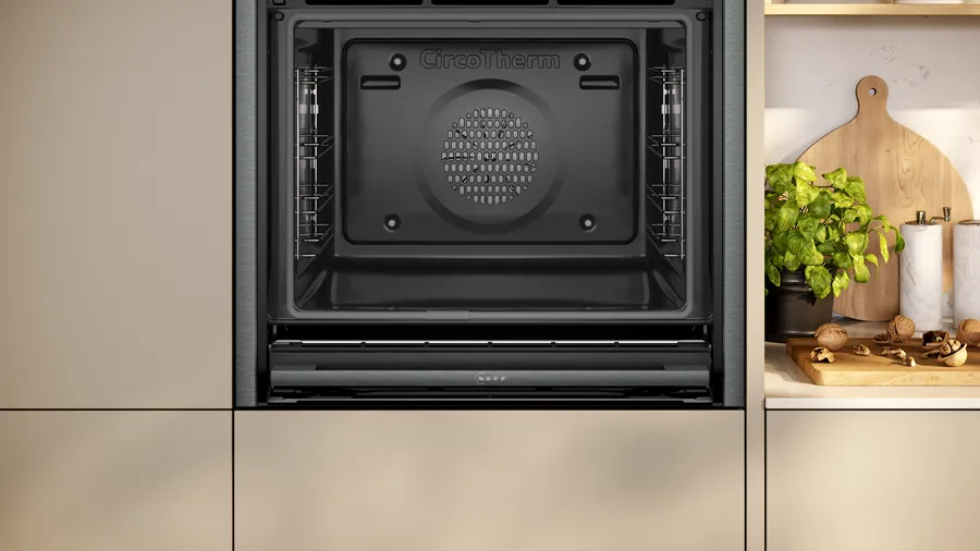 Neff B64CS71G0B N90 Slide and Hide Built-In Electric Single Oven Graphite - Image 4