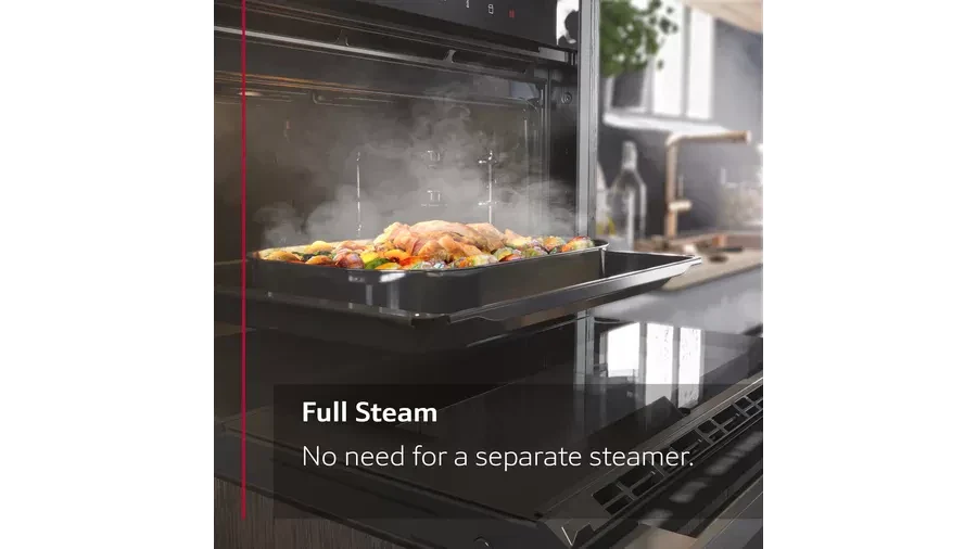 Neff B64FS31G0B N90 Slide and Hide Built-In Electric Single Oven Graphite - Image 4