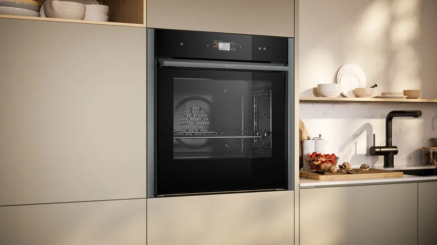 Neff B64VS71G0B N90 Slide and Hide Built-In Electric Single Oven Graphite - Image 13