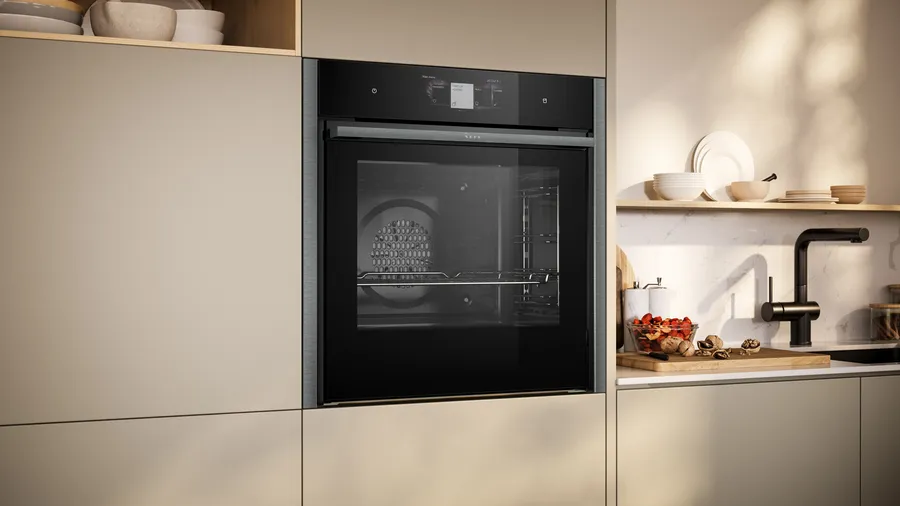 Neff B64VT73G0B N90 Slide and Hide Built-In Electric Single Oven Graphite - Image 7