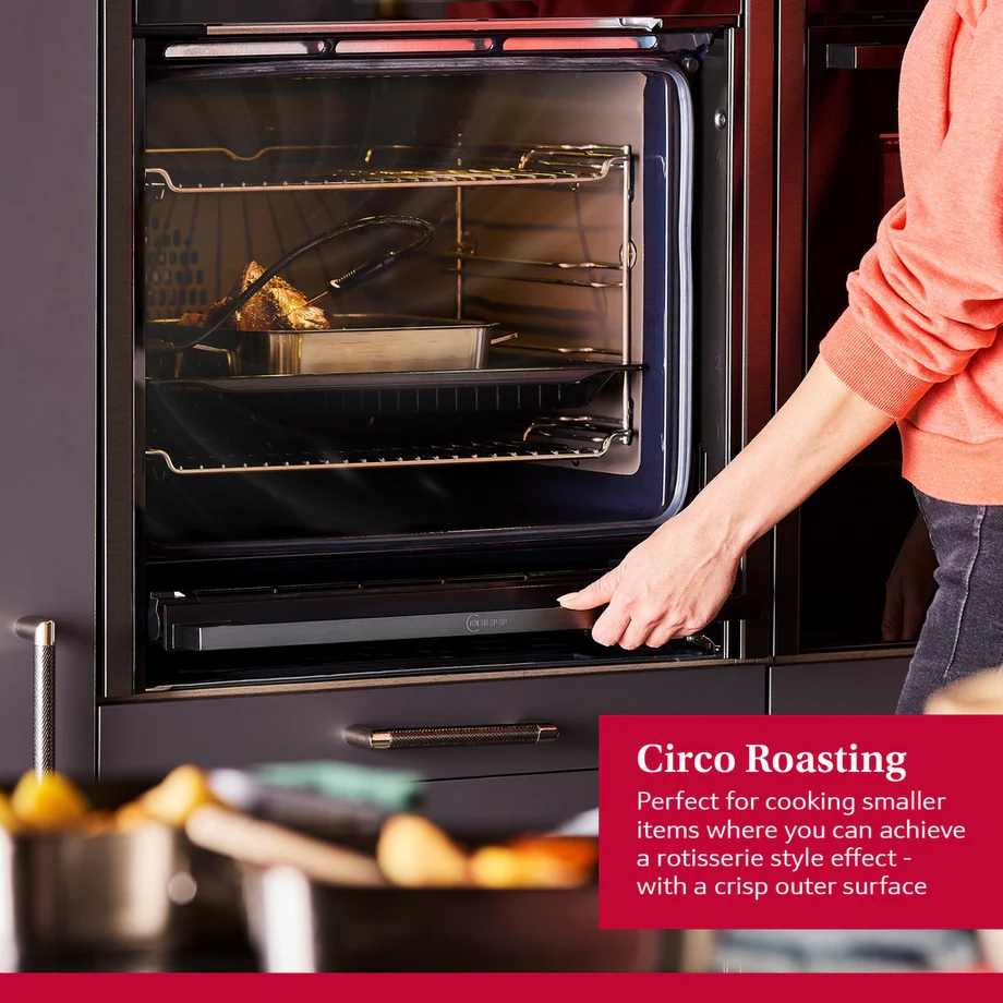 Neff B6ACH7AG7B N50 Slide & Hide Wifi Connected 60cm Built In Electric Single Oven with Pyrolytic Cleaning Graphite A+ Rated - Image 11