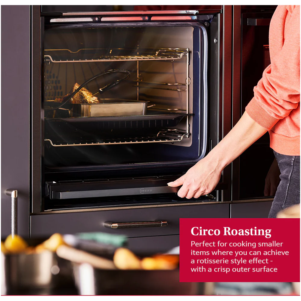 Neff B6ACH7AN7B N50 Slide and Hide Built In Self Cleaning Single Electric Oven Stainless steel - Image 7