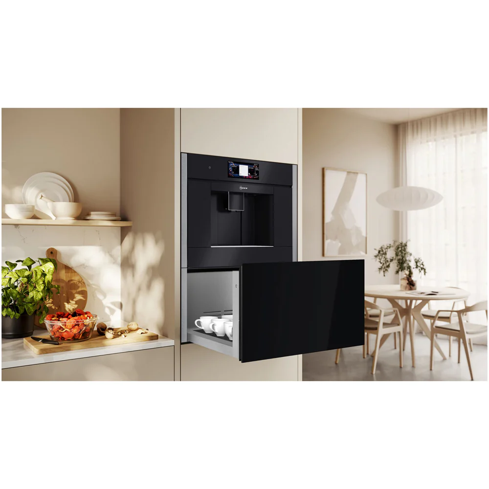 Neff N34HA11N1B 29cm Built in Warming Drawer Black Silver Stainless Steel - Image 5