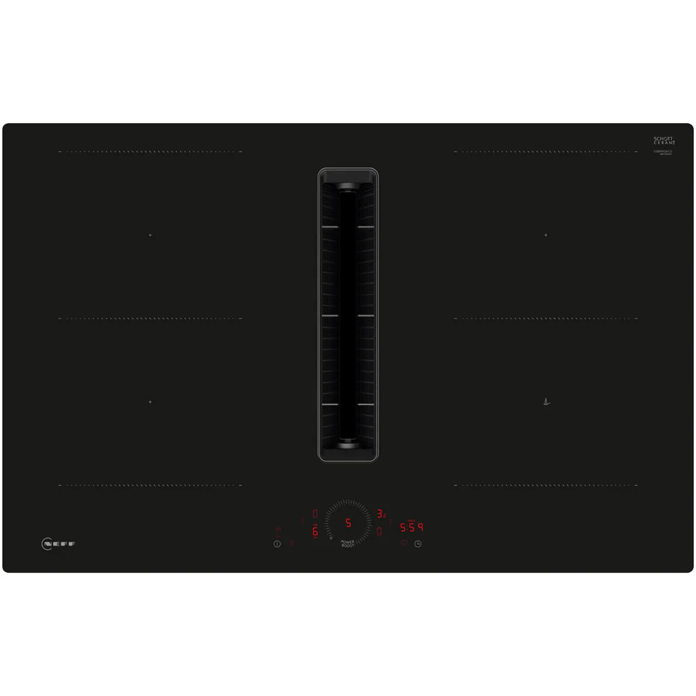 Neff V58PHQ4C0 N70 80cm Induction Hob with Built in Ventilation System