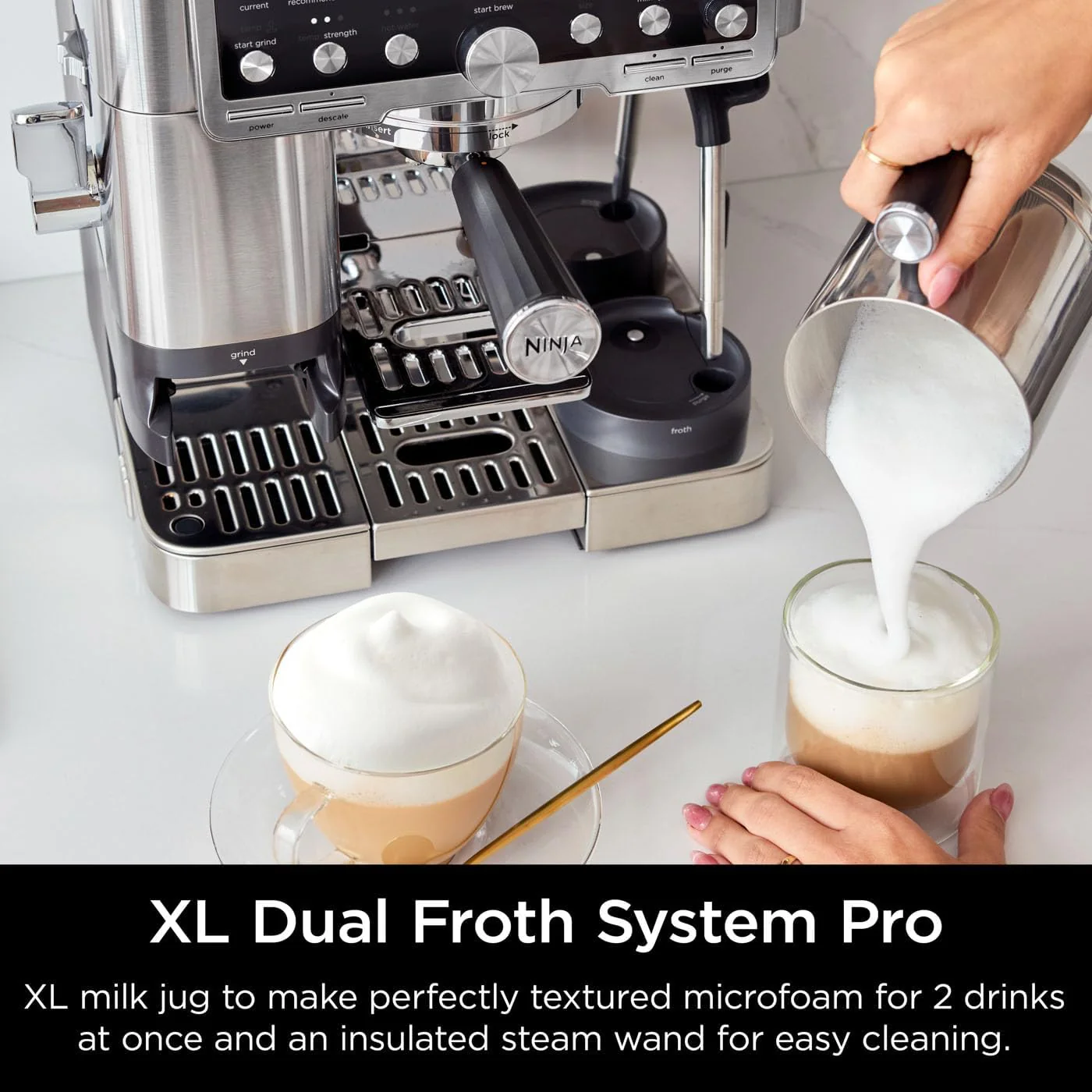 Ninja ES701UK Luxe Cafe Pro Series Espresso Coffee Machine - Image 7