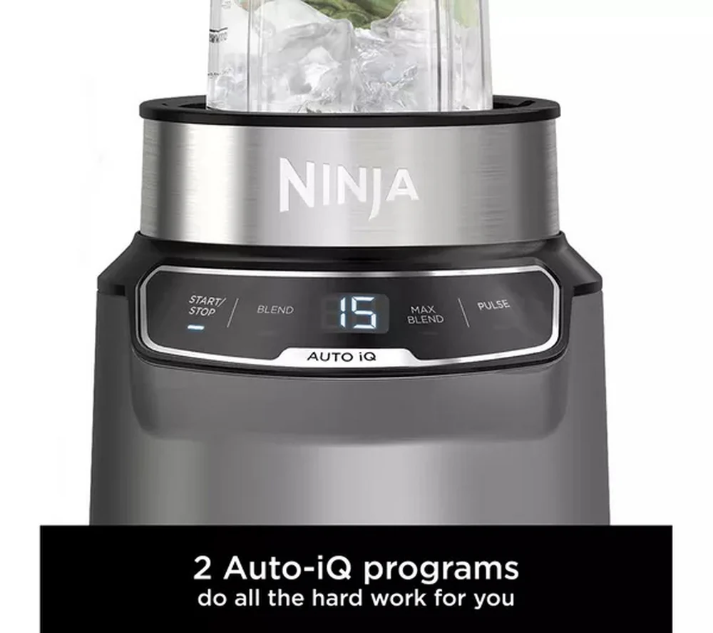 Ninja Motorised Compact Blender with Auto-iQ BN500UK - Image 4