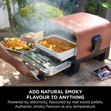 Ninja Woodfire Electric Outdoor Oven Artisan Pizza Maker and BBQ Smoker Terracota OO101UK - Image 11