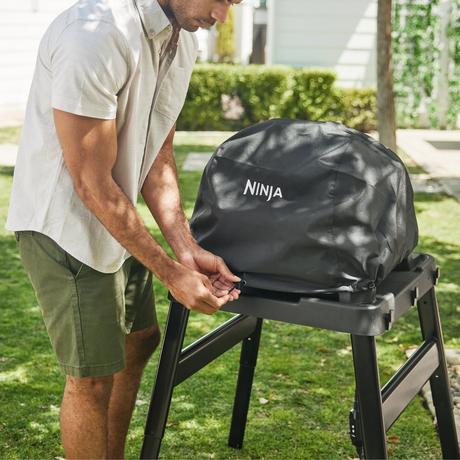 Ninja XSKOGXLCVREU Woodfire XL Electric BBQ Grill Cover Black - Image 6