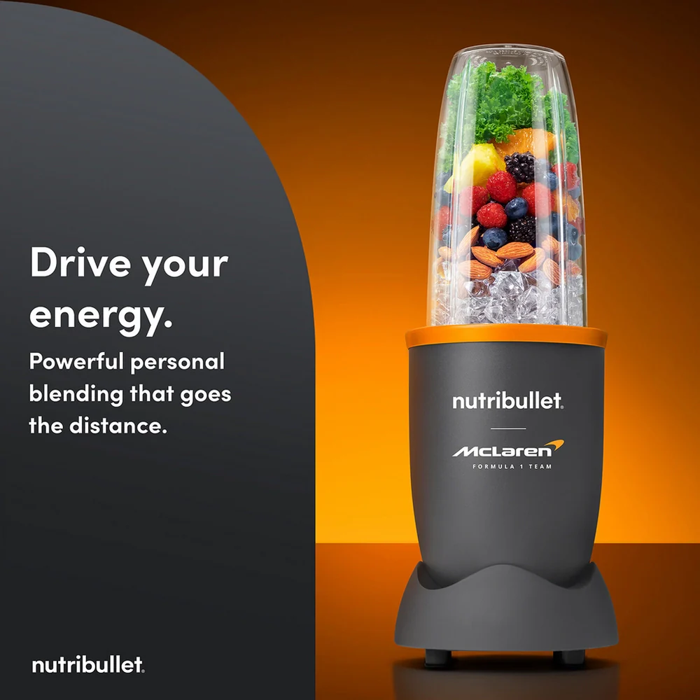 Nutribullet 900 Series McLaren F1 Team Edition Portable Blender 2775 - Grey - Image 3