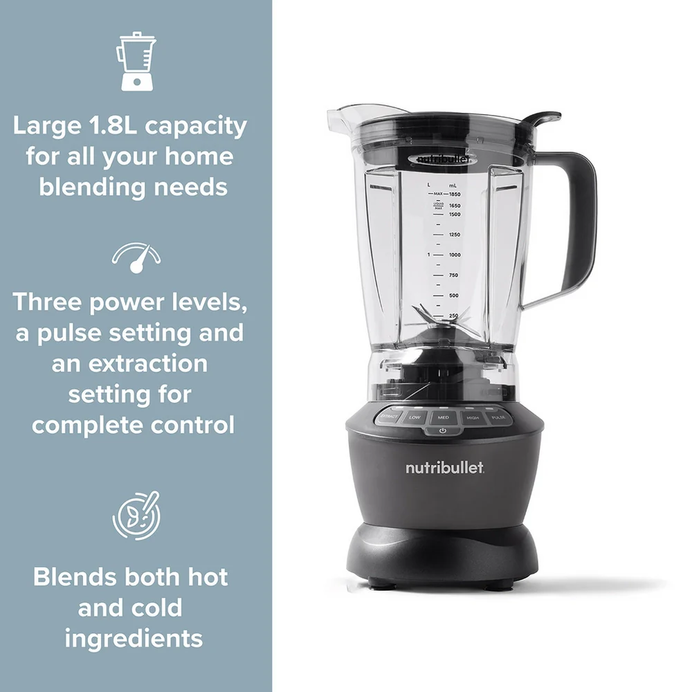 Nutribullet Blender Combo 1200W Power 02147 - Dark Grey - Image 2