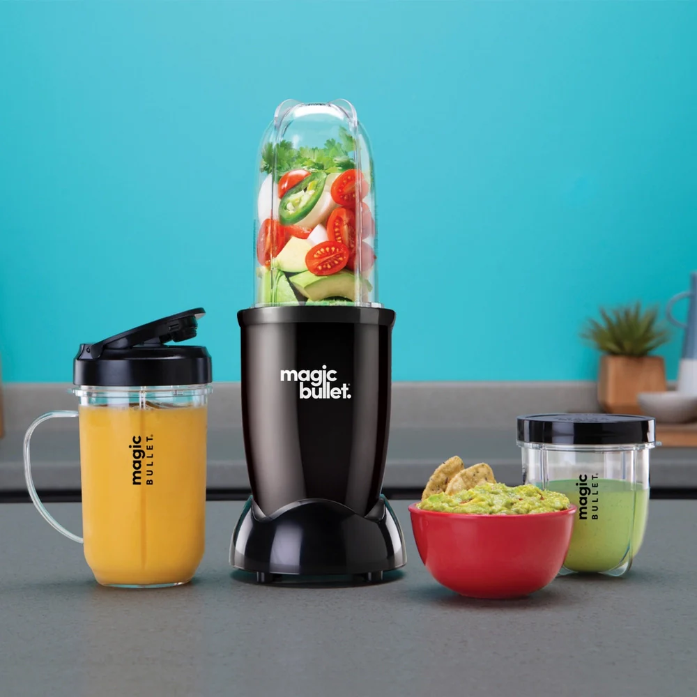 Nutribullet Magic Bullet Starter Kit All in one Food Processor and Blender 02227 Black - Image 2