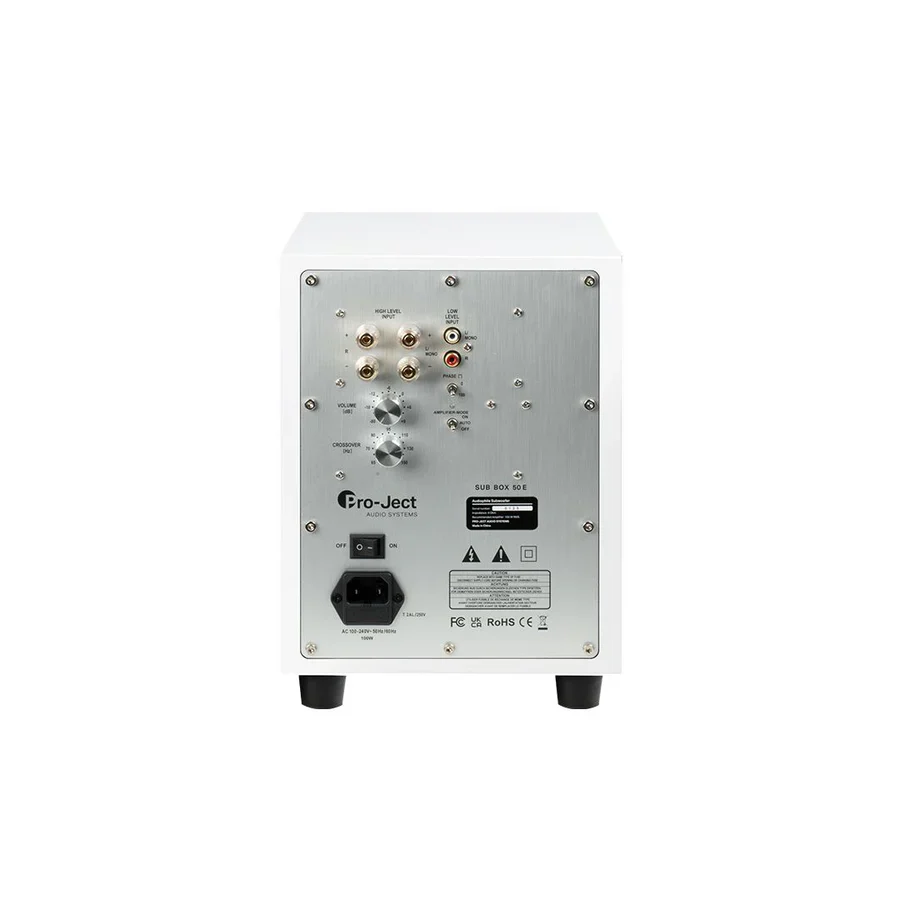 Pro-Ject Sub Box 50 E 5 inch Active Subwoofer White - Image 3