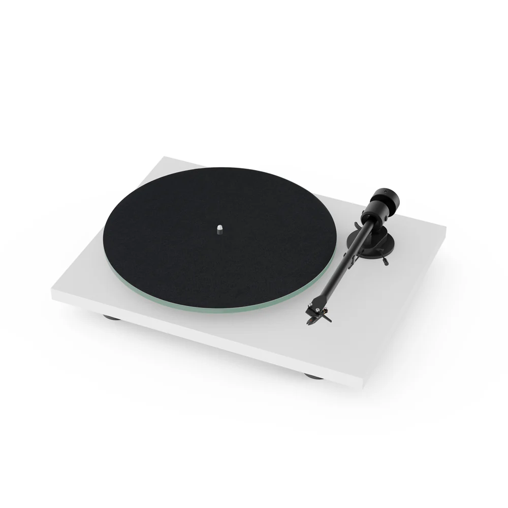 Pro-Ject T1 EVO BT Bluetooth Belt Driven Turntable with Built-In Switchable Phono Preamp White - Image 3