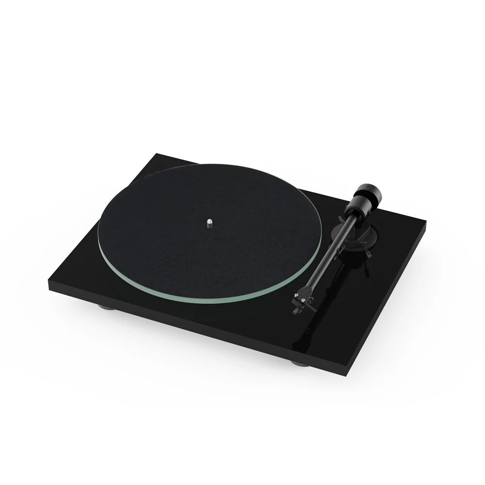 Pro-Ject T1 EVO Phono Belt Driven Turntable with Built-In Switchable Phono Preamp Black - Image 2