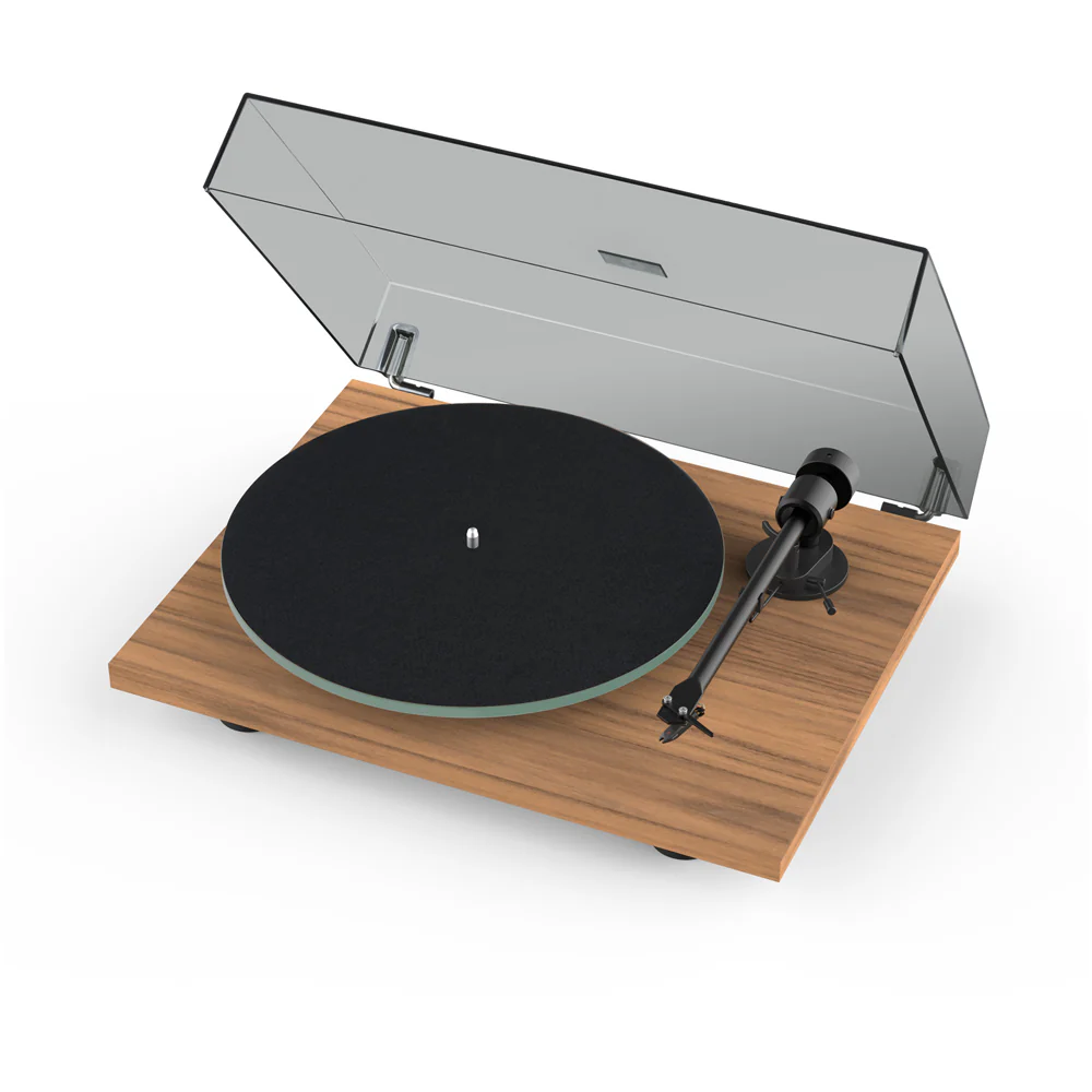 Pro-Ject T1 EVO Phono Turntable with Ruark MR1 MK3 Active Bluetooth Speakers & RS1 Subwoofer Walnut - Image 2