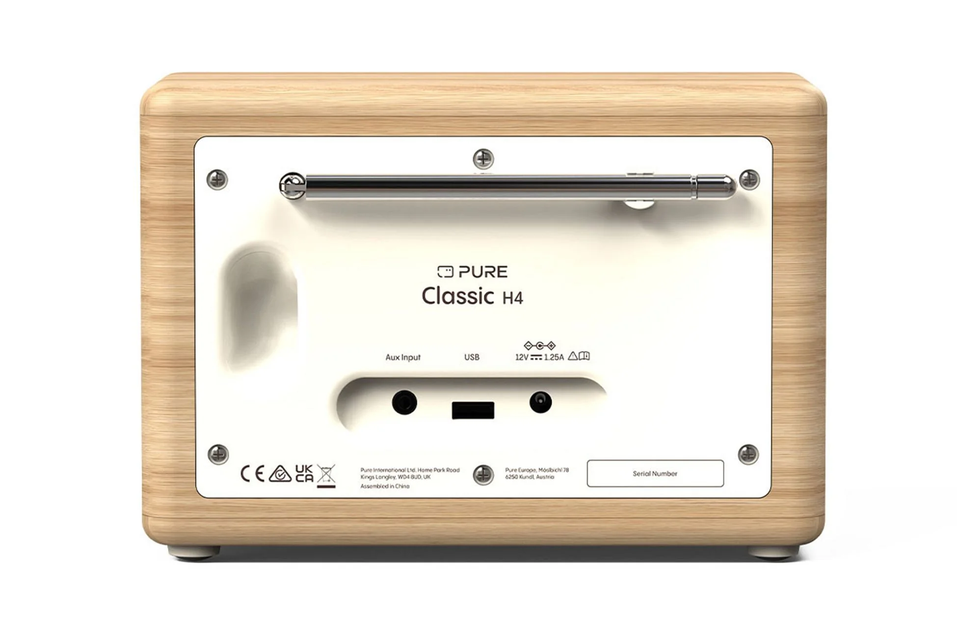 Pure Classic H4 DAB+ FM Portable Digital Radio with Bluetooth Cotton White Ex-display Clearance - Image 6