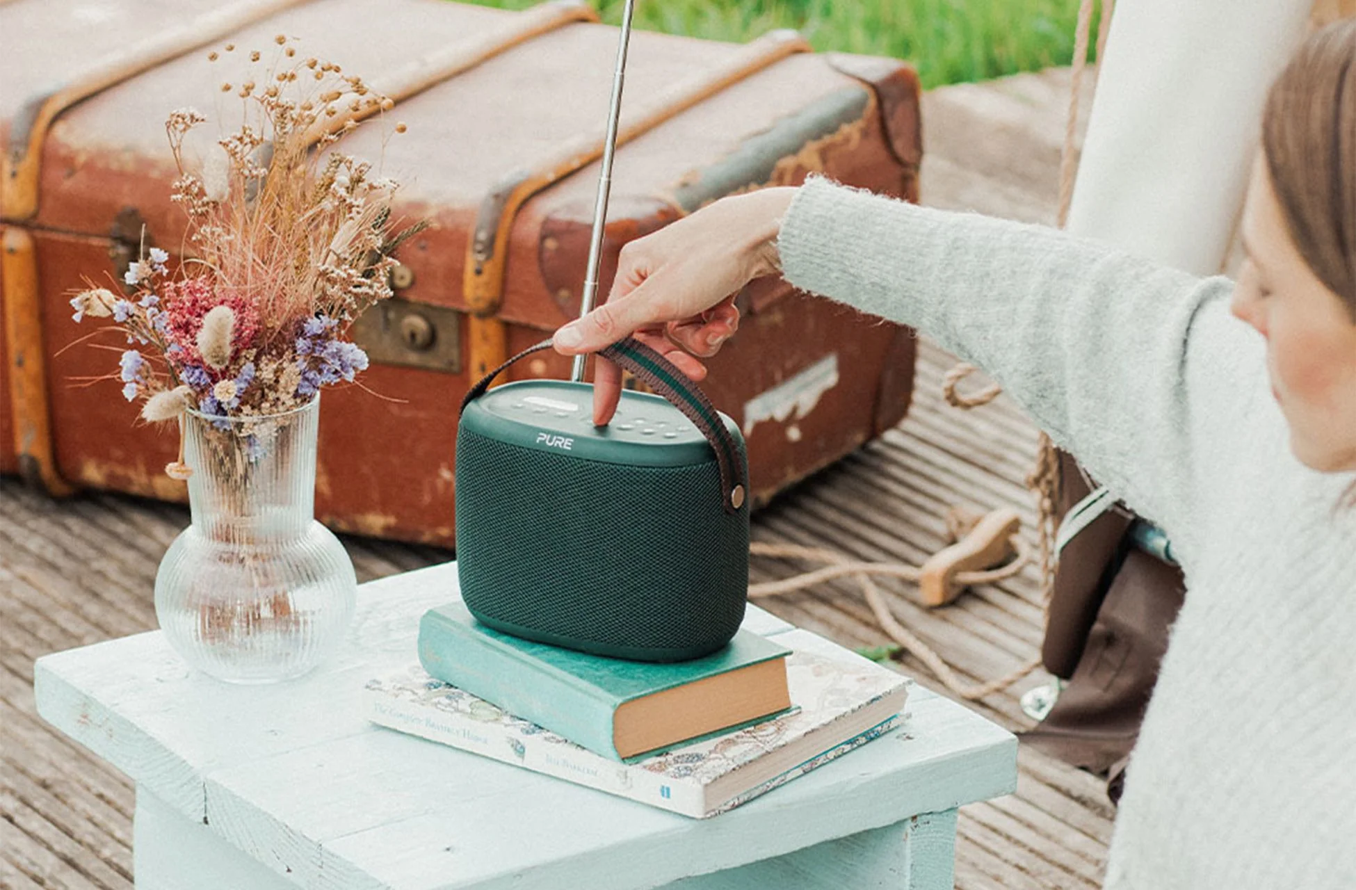 Pure Woodland Outdoor Bluetooth Speaker with FM DAB+ Radio - Image 5