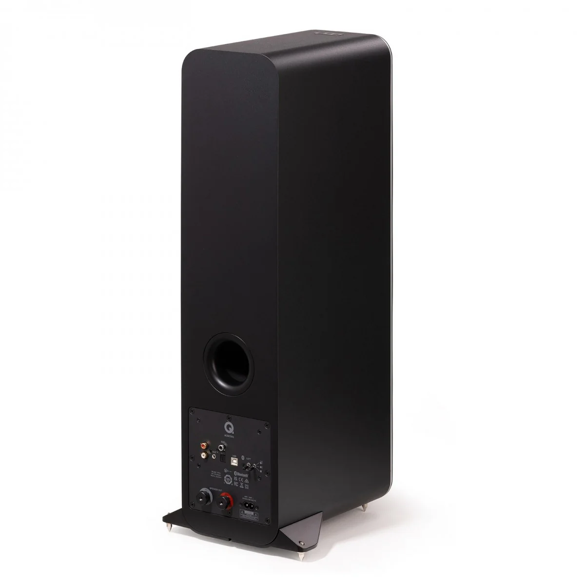 Q Acoustics M40 Powered Bluetooth Floorstanding Speakers Pair Black - Image 4