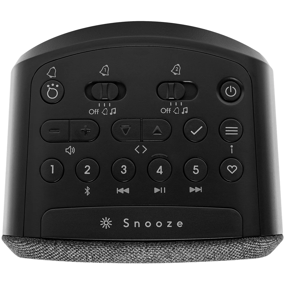 Roberts Ortus 5 DAB DAB+ FM RDS Bedside Radio with Bluetooth Black - Image 5