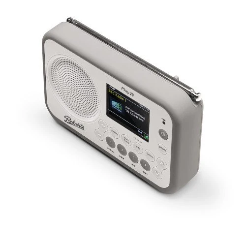 Roberts Play 20 DAB DAB+ FM Portable Radio with Bluetooth White - Image 3