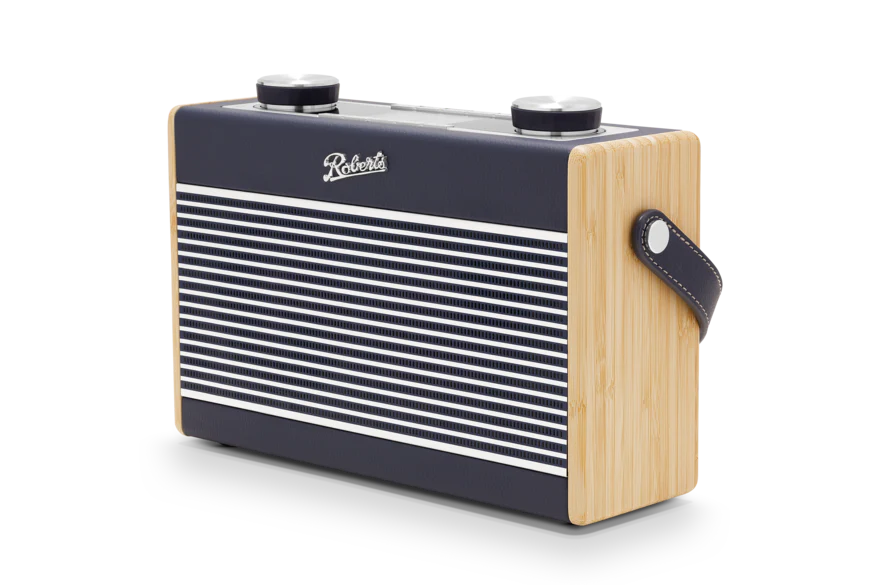 Roberts Rambler Classic DAB DAB+ FM RDS Bluetooth Radio Navy Blue - Image 2
