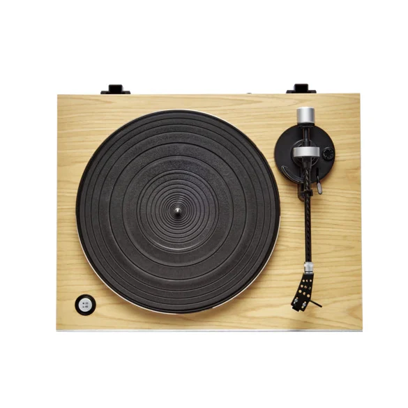 Roberts Stylus Luxe Turntable with Audio Technica AT-SP3X Powered Bookshelf Speakers HiFi Package - Image 2