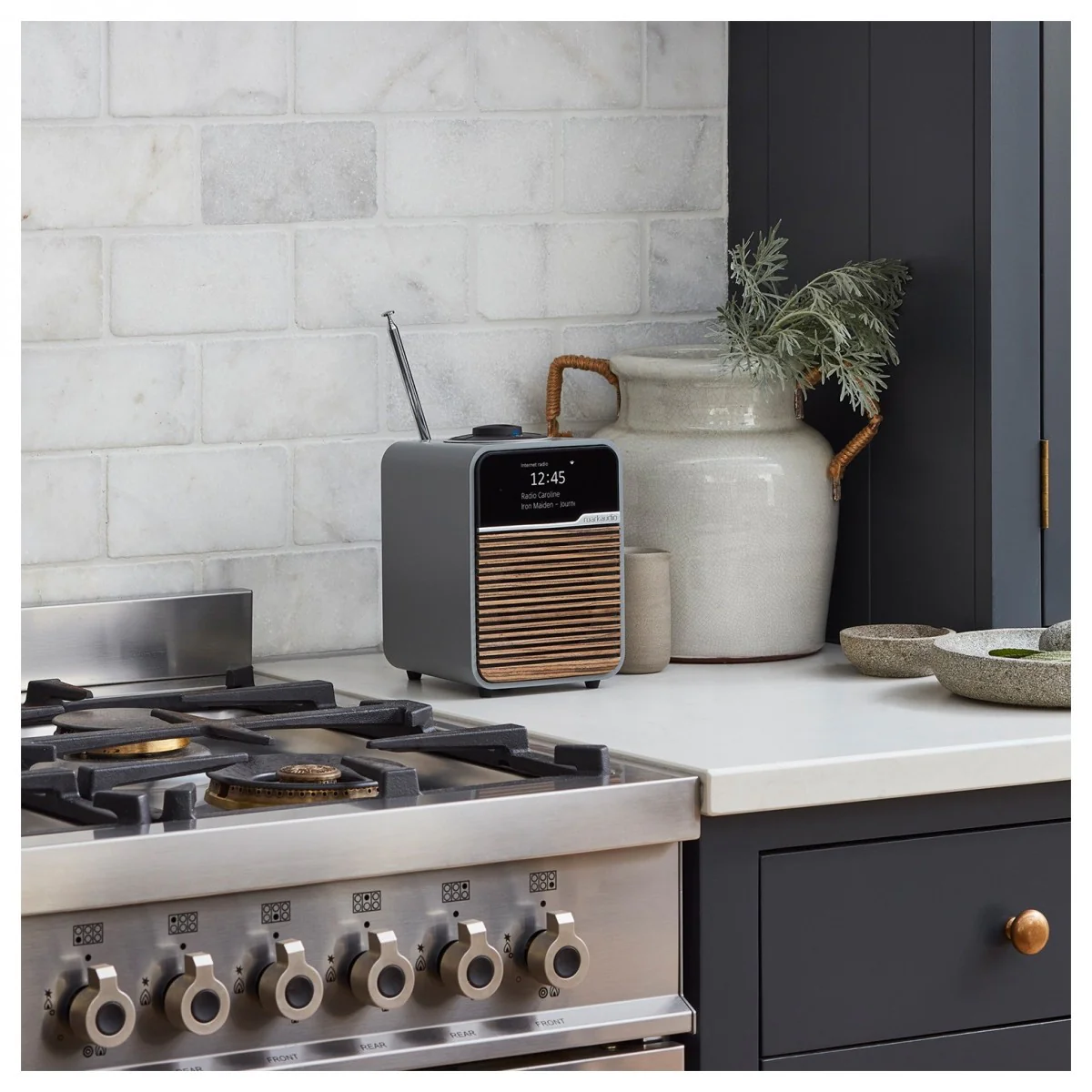 Ruark R1S DAB DAB+ FM Internet Bluetooth WiFi Smart Radio with Remote Bundle - Grey - Image 6