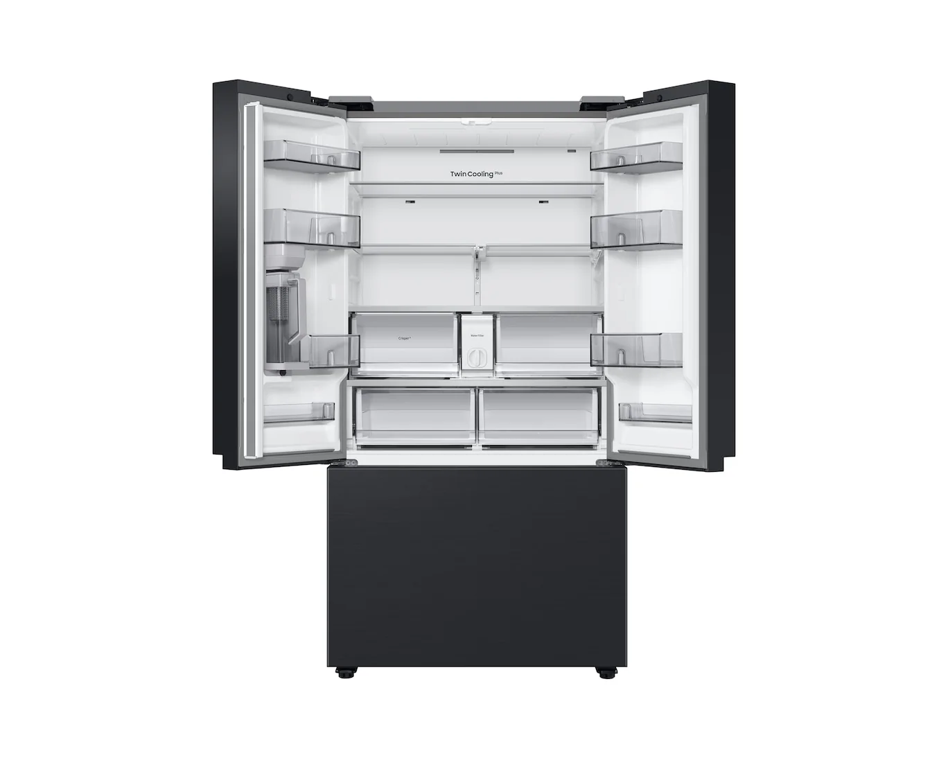 Samsung Bespoke AI RF24BB620EB1EU SpaceMax 674L Total No Frost American Fridge Freezer Black - Image 11